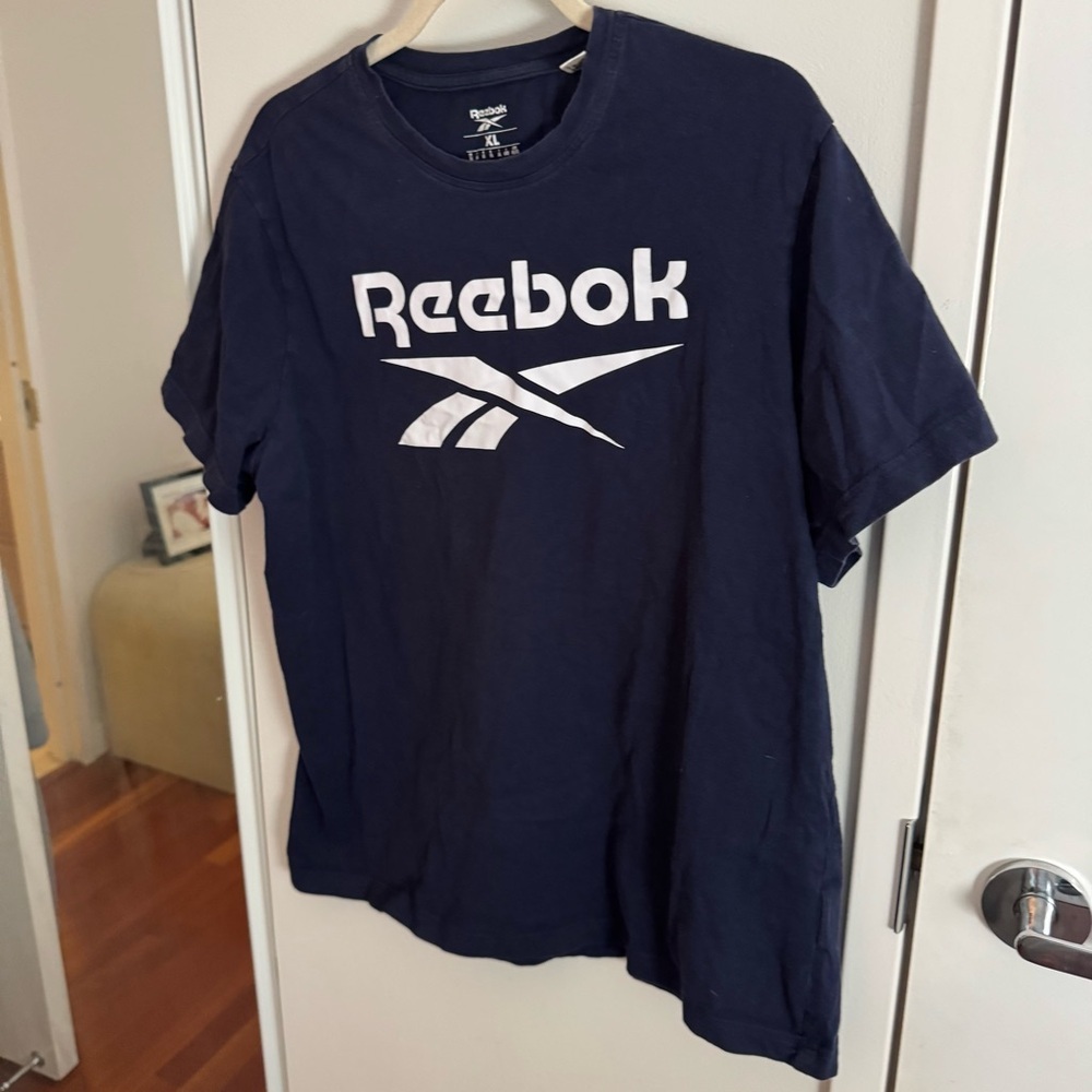 Reebok Dark Blue Graphic Logo Tee - Picture 3 of 4
